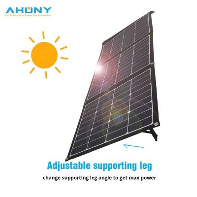 अच्छी कीमत सनपावर 120W फोल्डेबल सोलर पैनल किट चार्जर कपड़े बैग के लिए कैंपर 4WD टूरर RV ऑनलाइन