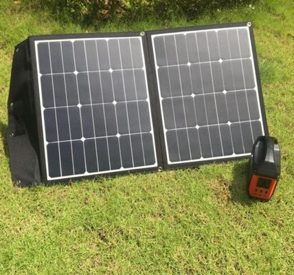 अच्छी कीमत 60w 80w 120w पोर्टेबल छोटे सौर पैनल आपात स्थिति के लिए ग्राउंड माउंटिंग ऑनलाइन