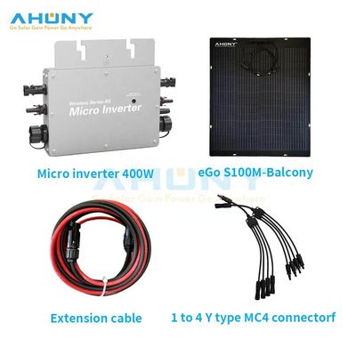 अच्छी कीमत ऑफ ग्रिड माइक्रो इन्वर्टर सौर ऊर्जा ऊर्जा प्रणाली 400w 600w 800W घर बालकनी के लिए ऑनलाइन