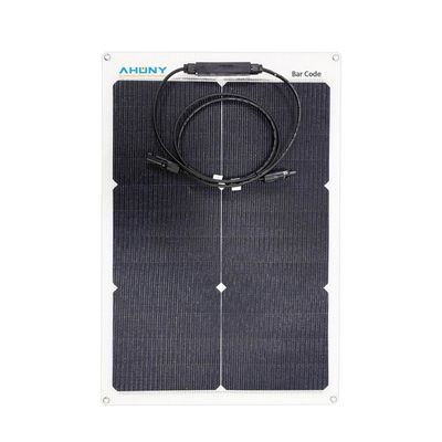 अच्छी कीमत 50W 12V बैक कॉन्टैक्ट के साथ लचीला सौर मॉड्यूल एबीसी पैनल फोटोवोल्टिक एचपीबीसी सेल मुक्त छत फ्रीजर बाड़-सौर पैनल ऑनलाइन